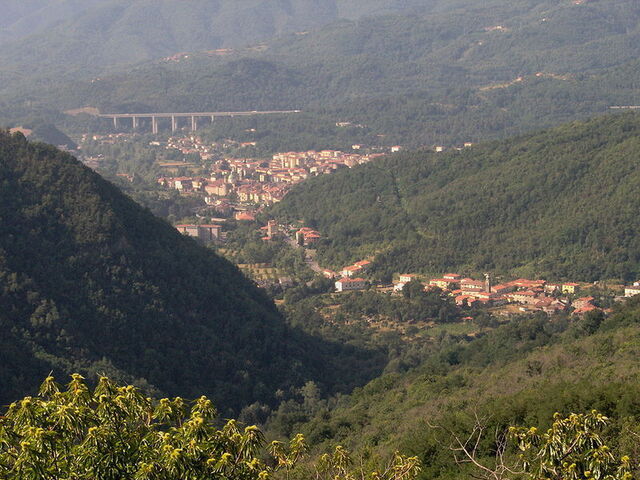 Zicht op Pontremoli