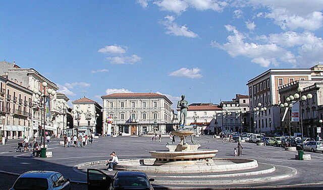 Hoofdplein van l'aquila