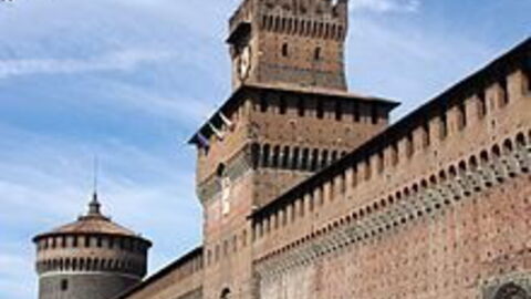 Kasteel Sforza muren