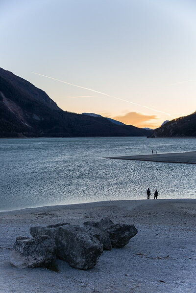 Strand in Molveno