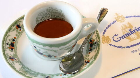 Koffie in Gambrinus