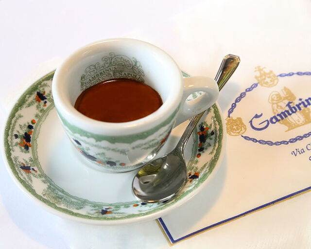 Koffie in Gambrinus