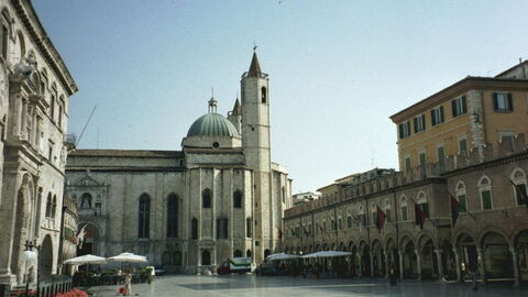 Hoofdplein in Ascoli Piceno