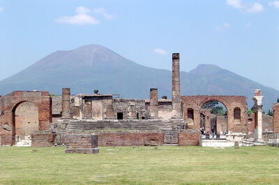ruines van de stad pompeii