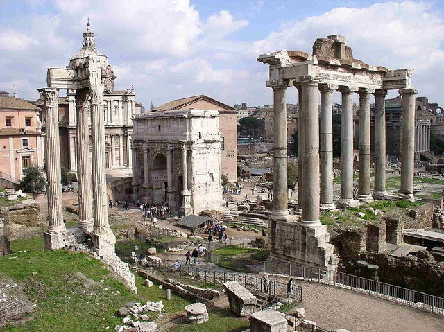 ruïness op Forum Romanum