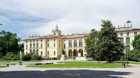 Palazzo Dugnani, Montanelli tuinen