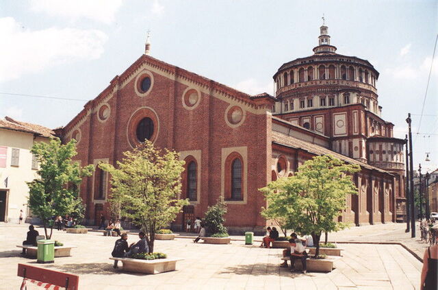 De Santa Maria Delle Grazie kerk in Milaan