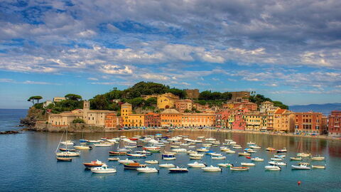 zicht op Sestri Levante