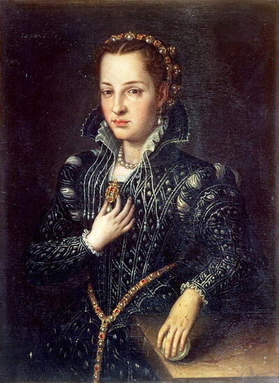 Bronzin Lucrezia De' Medici portret