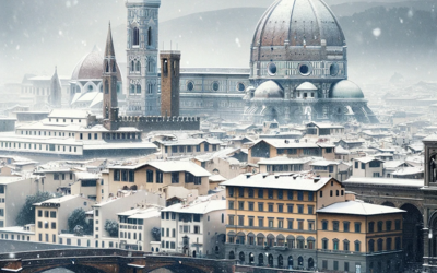 Florence in de sneeuw