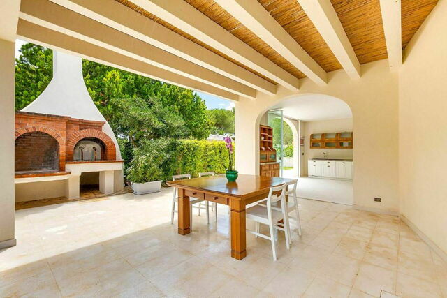 Villa Oria, keuken en veranda