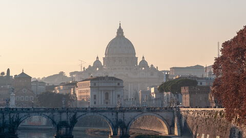 Rome bij zonsondergang