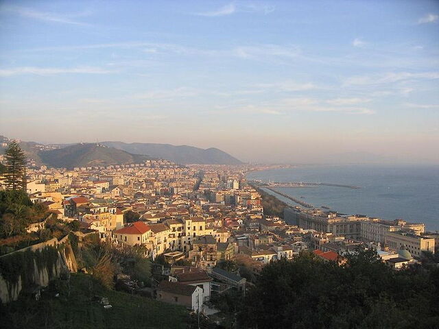 Zicht op Salerno