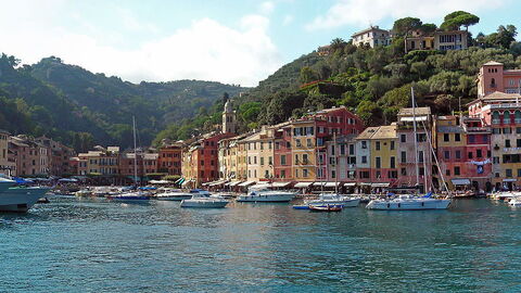 zicht op Portofino