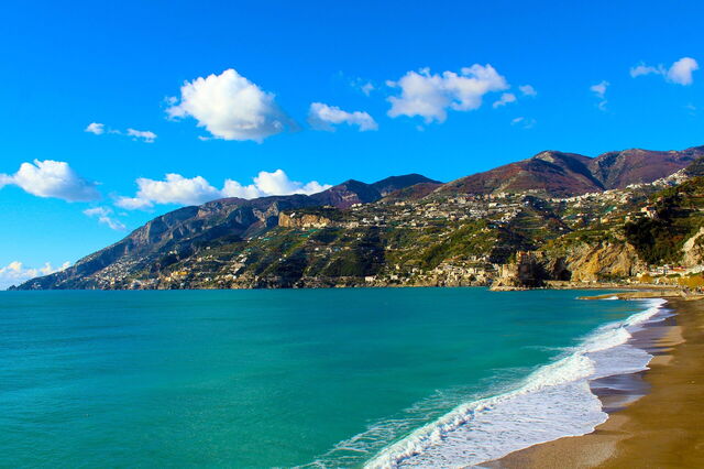 Stranden dichtbij Atrani