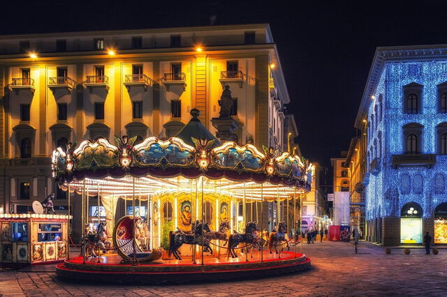 De beroemde carrousel van Florence