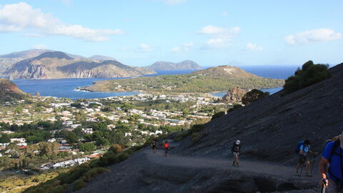 Uitzicht op Vulcano