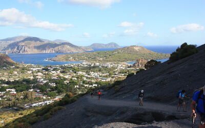 Uitzicht op Vulcano