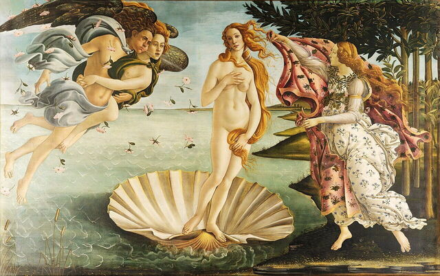 De geboorte van Venus