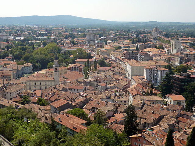 Zicht op Gorizia