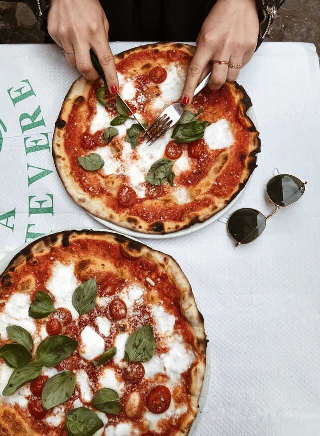 Pizza in Napels