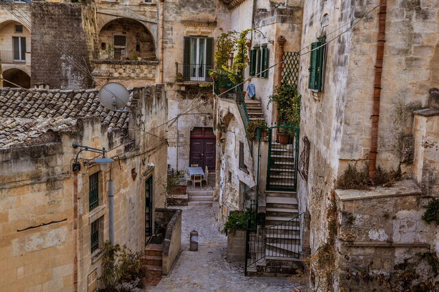 Matera, straatjes