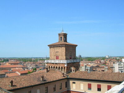 Castello Estense, uitzicht