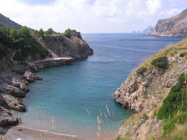 Baai van Ieranto, zee