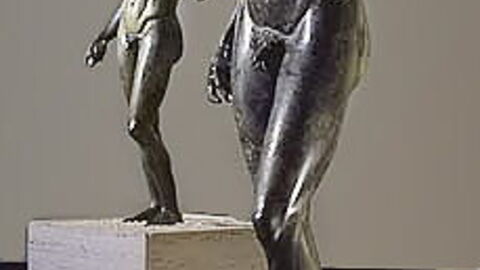 Standbeeld A en standbeeld B van de Bronzi di Riace