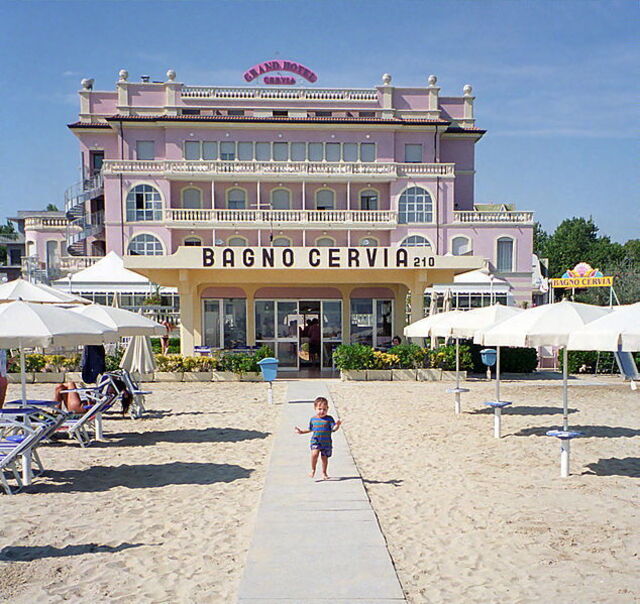 zandstranden van Cervia