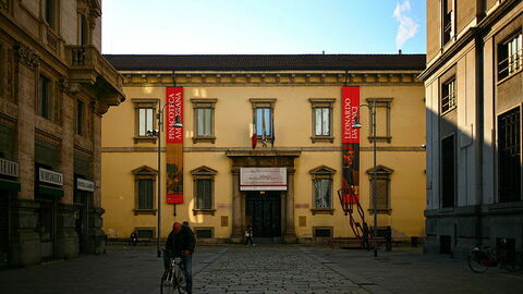 Biblioteca Ambrosiana, voorgevel