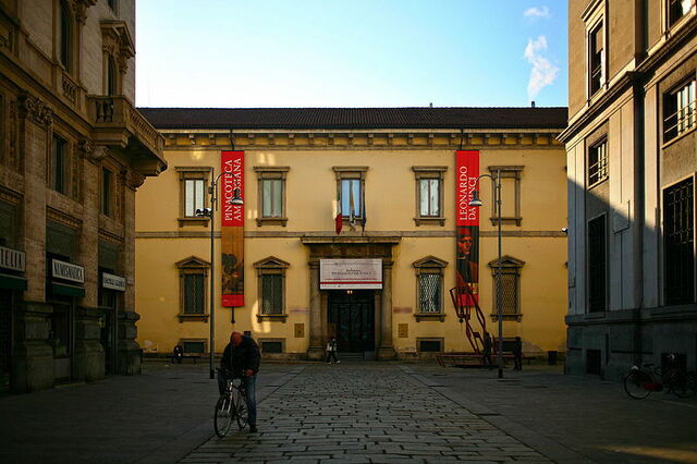 Biblioteca Ambrosiana, voorgevel