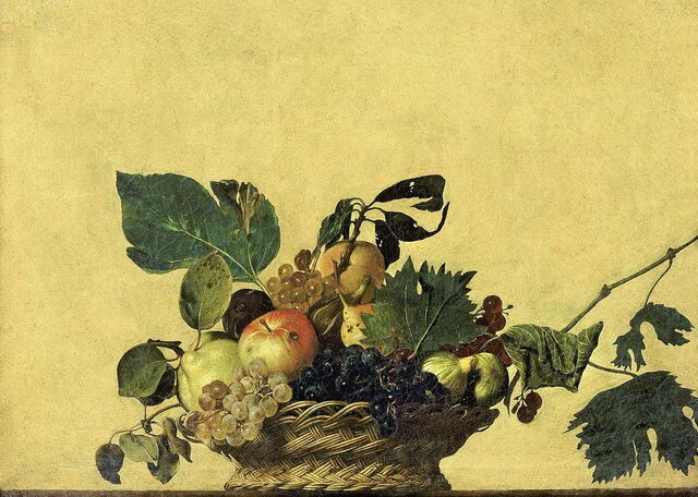 Caravaggio, Mand met fruit