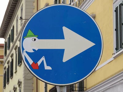 Een Pinokkio door CLET