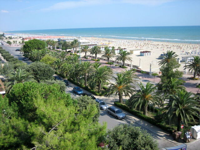 Blauwe vlag strand in Abruzzen