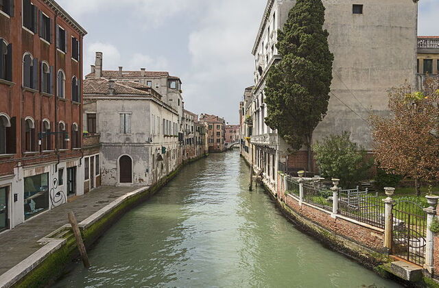 Gracht in Venetië