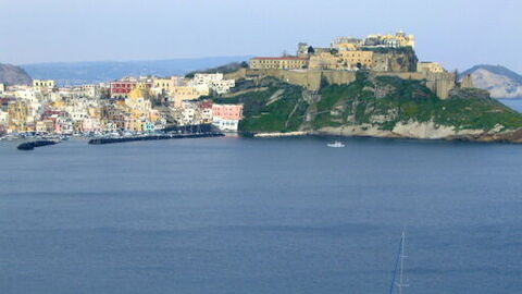 zicht op procida