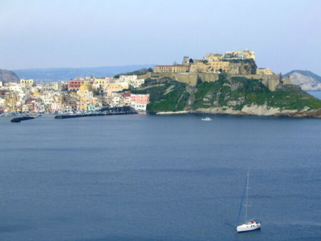zicht op procida