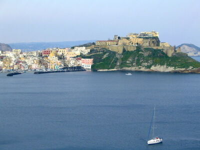 zicht op procida