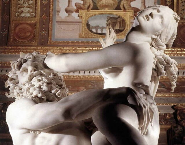 De verkrachting van Prosepina, Bernini