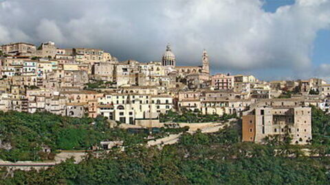 Uitzicht op Ragusa Ibla