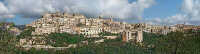 Uitzicht op Ragusa Ibla