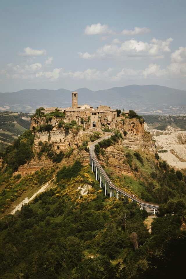 Civita di Bagnoregio, weg