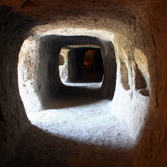 Ondergrondse tunnel in Orvieto