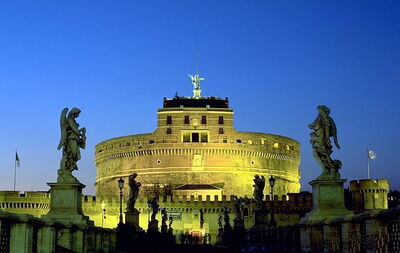 Uitzicht op Castel Sant'Angelo