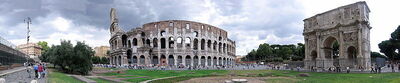 Het colosseum amfitheater