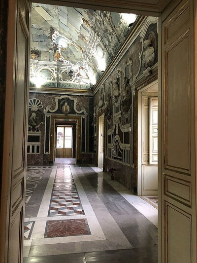 Binnenkant van Villa Palagonia