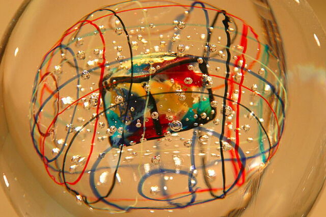 Gekleurd glas van Murano