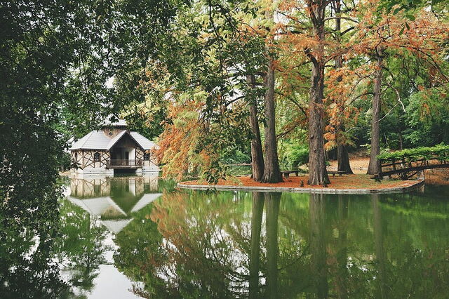 Villa Mosconi Bertani, tuinen