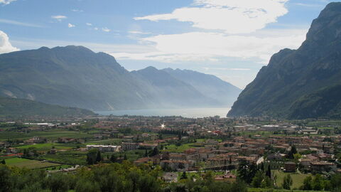 Zicht op Riva del Garda